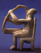 Seated Harp Player